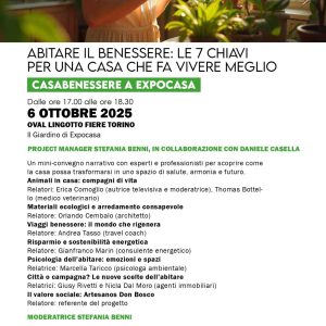 Il mio intervento durante Casabenessere a Expocasa